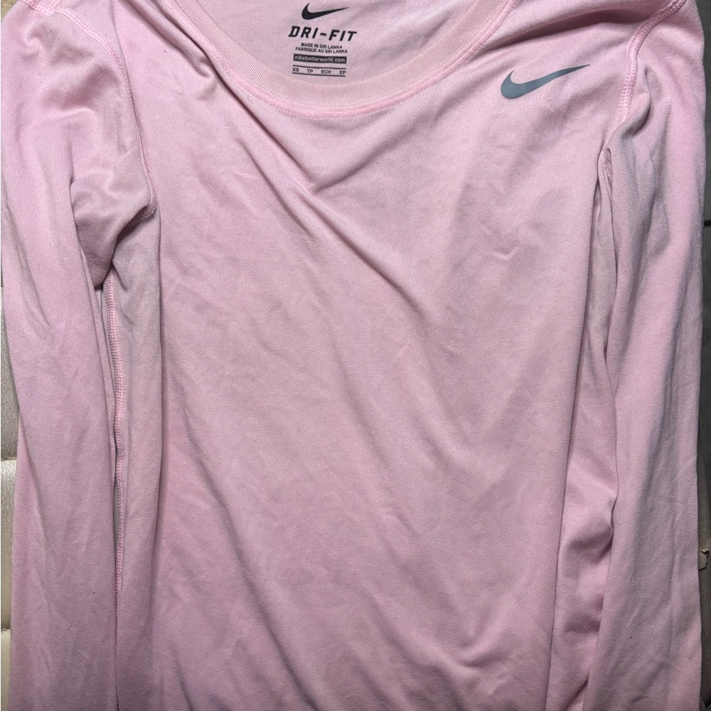 Nike Women's Pink Long Sleeve Top